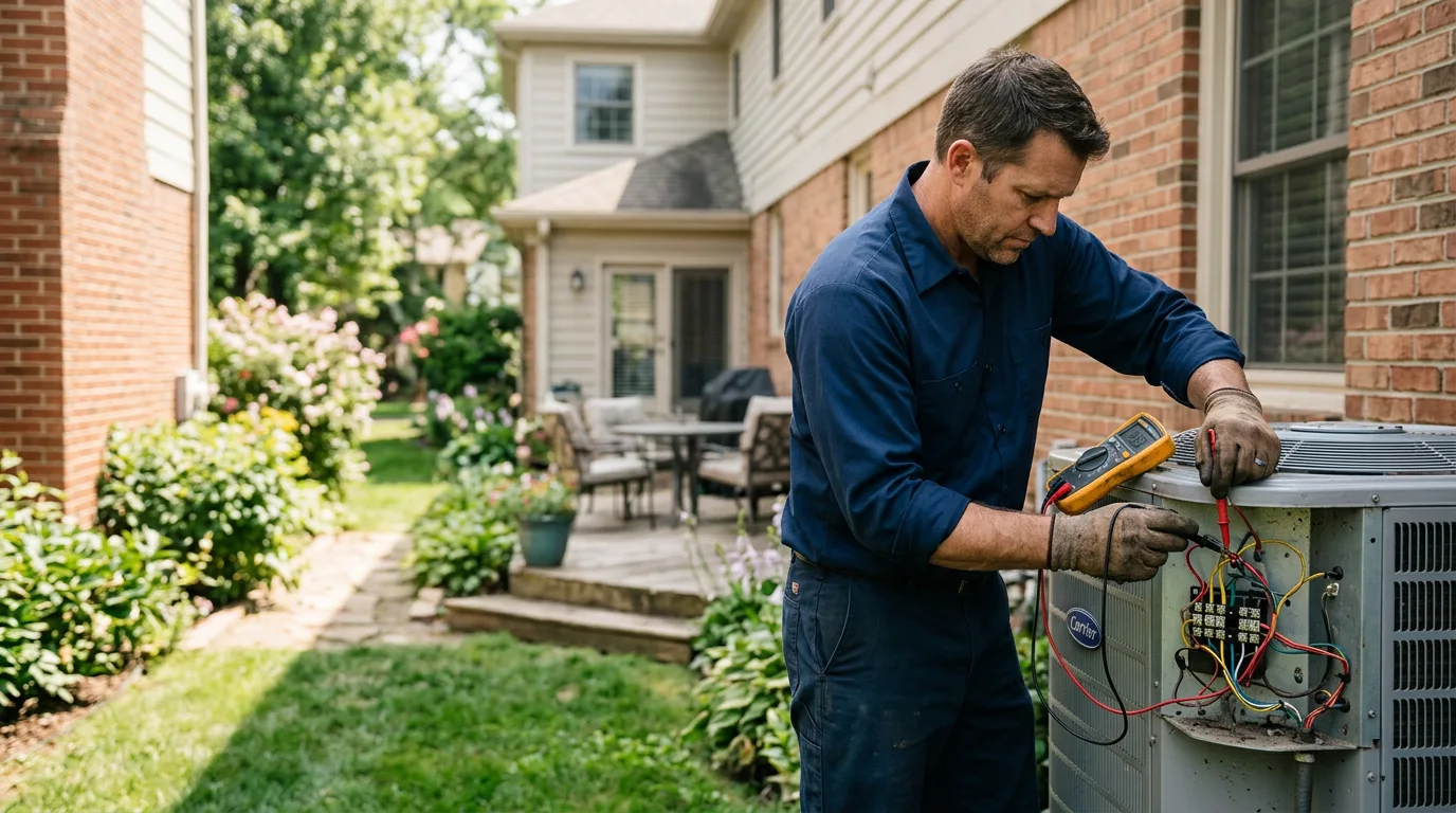 HVAC technician working near Index, WA